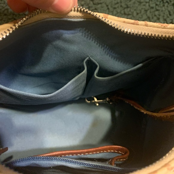 Dooney & Bourke Signature Canvas Mini Bucket Bag - Picture 9 of 14